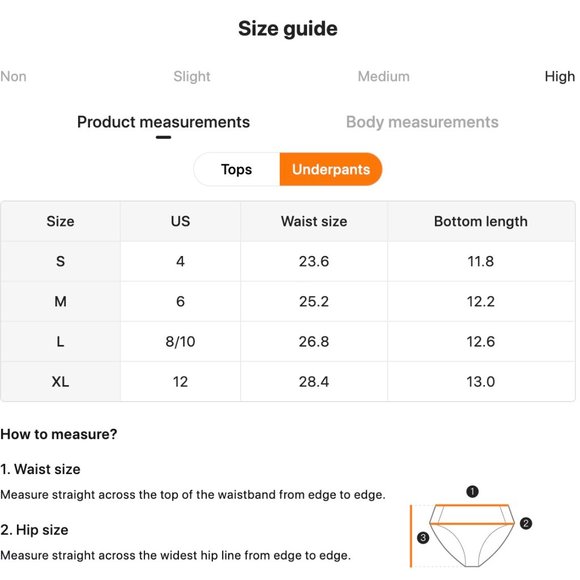 Mushrooms Bikini Bottom S-L see measurements NWOT - Picture 7 of 7